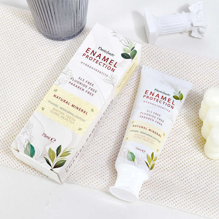 Toothpaste Stone Dentifresh Green Tea Extract Enamel Stone Powder Hydroxyapatite ...