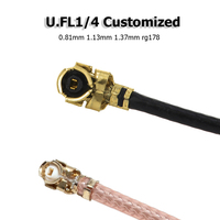 Extention Cable Coaxial SMA Female Jack Bulkhead RF 1.13mm U.FL Sma Female Waterproof Pigtail Cable Assembly 15cm