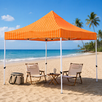 Tente à auvent facile à monter 3x3 3x6 avec structure en fer, en PVC Oxford, imperméable, protection UV, pour événements extérieurs, expositions, intérieur, toutes saisons