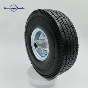 NS China Venta al por Mayor de Ruedas de Espuma de PU Sólida Antipinchazos de Alta Calidad de 10 Pulgadas <span class=keywords><strong>3.50</strong></span>-4 para Carretillas de Jardín, Carros de Mano y Carretillas - Product Image 4