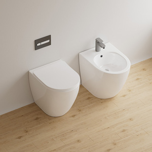 Европейский стандарт, напольный унитаз для ванной с биде - Product Image 1