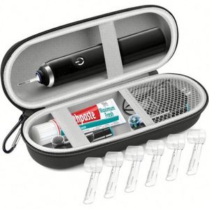 CUSTOM Waterproof Eva <b>Hard</b> <b>Shell</b> Portable Eva Bag Shaver Travel Toothbrush Storage Box <b>Case</b> - Product Image 3