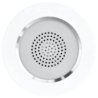 Offre Spéciale Haut-parleur de plafond à cadre en alliage d'aluminium sans fil BT à 2 voies avec lumière LED 3/3.5/4 pouces pour une utilisation intérieure au cinéma maison