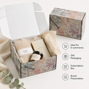 Cajas de Embalaje Rígidas de Papel Recubierto, Reutilizables, Biodegradables, Ecológicas, Reciclables, con Recubrimiento UV, Estampado, Esponja y Diseño Personalizado - Product Image 2