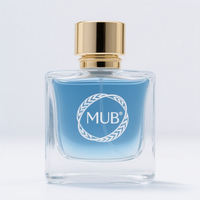 Flacons de parfum carrés en verre rechargeables avec pulvérisateur, diffuseur à bâtonnets, bouchon doré, conception personnalisée, sérigraphie de haute qualité