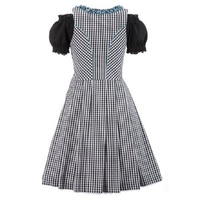 2024 Zarif Geleneksel Alman Bavyera Mini Dirndl Elbisesi Kadın Pamuklu İşlemeli Gingham Oktoberfest Yetişkin Seti