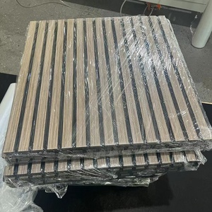 60*60cm lattes de <span class=keywords><strong>bois</strong></span> personnalisées panneau d'isolation acoustique panneau acoustique 3D pour animaux de compagnie panneaux de placage en <span class=keywords><strong>bois</strong></span> pour la décoration intérieure - Product Image 6