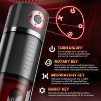 Masturbateur automatique pour homme, jouet sexuel masculin avec 5 fonctions de succion et 5 de rotation, vagin de poche avec éclairage ambiant 7 couleurs, machine sexuelle.