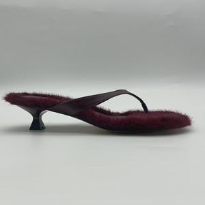 Cialisa – Nouveauté 2026 : Sandales compensées en cuir PU abricot, style fourrure moelleuse, pour femme – Idéales au quotidien - Product Image 2