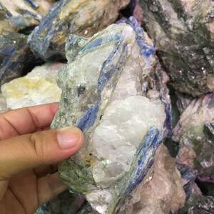 Commercio all'ingrosso Naturale pietre blu <span class=keywords><strong>calcite</strong></span> grezzo Minerale campioni di minerale di <span class=keywords><strong>pietra</strong></span> per la decorazione - Product Image 5