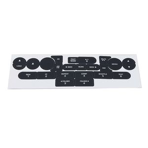 Kit de réparation des boutons de commande de l'autoradio, décalcomanies autocollantes pour Ford <span class=keywords><strong>Mustang</strong></span> <span class=keywords><strong>2005</strong></span> 2006 2007 2008 2009, accessoires de voiture - Product Image 3