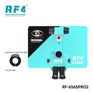 RF4 RF-6565PRO2 6.5-65X ZOOM microscopio Stereo trinoculare antipolvere grande Base di riparazione del <span class=keywords><strong>telefono</strong></span> di addestramento per riparazione del <span class=keywords><strong>telefono</strong></span> aggiornamento della riparazione del <span class=keywords><strong>telefono</strong></span> - Product Image 6