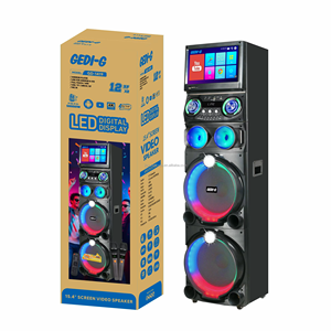 Gd1419 parlante con pantalla kép 12 inch bocina con pantalla loa lớn ngoài trời DJ Party altavoz de karaoke con pantallas - Product Image 5