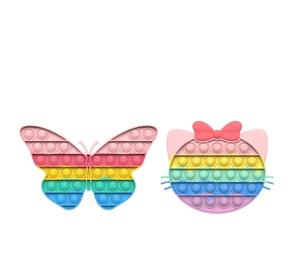2 Packs <span class=keywords><strong>Pop</strong></span> <span class=keywords><strong>It</strong></span> Fidget Toy Set-Comprend Butterfly Kitty Cat <span class=keywords><strong>Pop</strong></span> <span class=keywords><strong>It</strong></span>-Jouets sensoriels amusants pour soulager le stress et se concentrer - Product Image 1