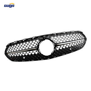 Grille de calandre avant GUGO W206 pour Mercedes Classe C W206 2022, motif étoile diamant, argentée, pièces de rechange extérieures - Product Image 5