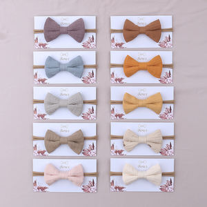 <strong>Baby</strong> Cotton <strong>Headband</strong> Hair Accessories Headwear Bow for Kids Elastic Headwrap - Product Image 3