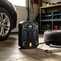Compresseur d'air numérique 12V DC avec annonce vocale pour pneus, 150 PSI, pompe à air parlante, affichage de la pression en plusieurs langues, CE RoHS