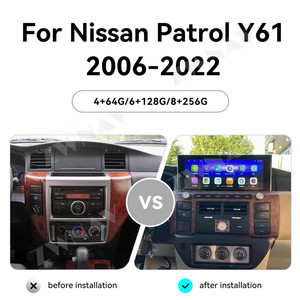 ZWNAVAndroidカーDVDビデオラジオカープレーヤーGPSナビゲーション日産パトロールY612006-2022カーオートマルチメディア付き - Product Image 2