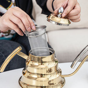 Happycooking nouveau produit bouilloire à thé blanc théière plus chaud à énergie solaire Teko Listrik métal matériel élégant appareil de cuisine - Product Image 3