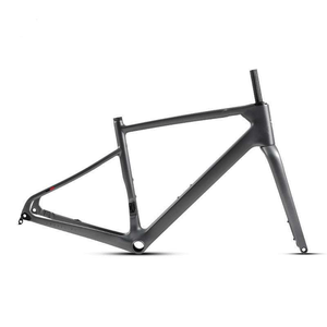 Cao Cấp Phanh Đĩa Thru-Trục Sợi <span class=keywords><strong>Carbon</strong></span> Đường Khung 700C Bền Cho Sỏi Và Off-Road Xe Đạp - Product Image 4