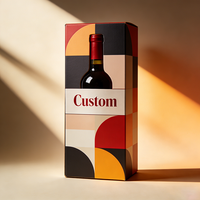 Caja de Regalo para Vino de Una Sola Botella Personalizada de Fábrica TongKun con Grabado Impermeable y Laminación Mate, Cartón Corrugado Resistente
