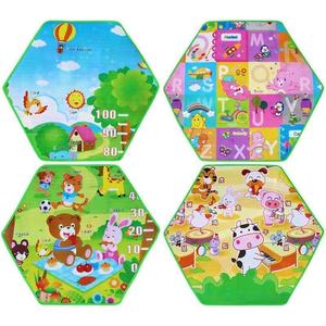 Parc pour bébé avec panier de <span class=keywords><strong>basket</strong></span> et ventouses, parc de jeu stable antidérapant, tube en acier épaissi et tissu Oxford pour une utilisation en intérieur - Product Image 3