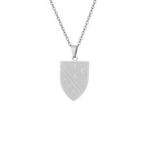 Collana con ciondolo in <span class=keywords><strong>Bosnia</strong></span> con mappa del paese in acciaio inossidabile placcato oro 18 carati su misura - Product Image 6