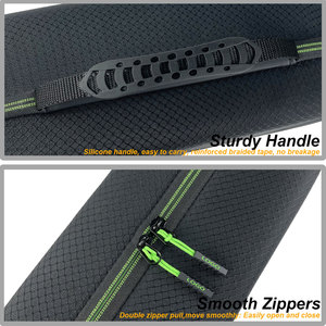 2025 nouveau étui de rangement de protection Portable noir avec 20 fentes de jeu pour <span class=keywords><strong>Nintendo</strong></span> <span class=keywords><strong>Switch</strong></span> 2 tous les accessoires - Product Image 4