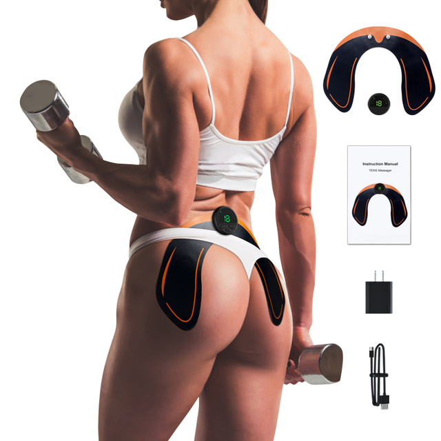 EMS Pulse Low Frequency Hip Massager 8 Modes Electronic Jitter Pulse Hip Massager EMS Electronic Muscle Stimulator