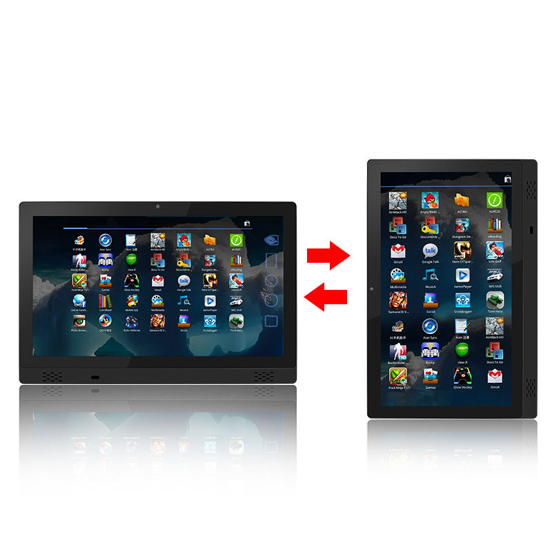 17.3" Industrial Pure Flat PCAP Touch Panel All-in-One Android Desktop Computer Business RK3399 AMD Quad Core for Interface