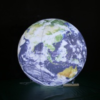 Globe terrestre gonflable décoratif en PVC