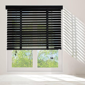 ستائر خشبية صلبة يدوية وآلية للنوافذ - Product Image 2