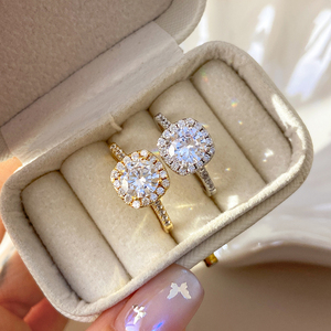 Conjunto de Joyas Románticas de Latón con Baño de Rodio y Circonita para Mujer, Regalo para el Día de San Valentín y Bodas - Product Image 6