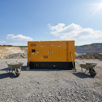 Générateur diesel triphasé super silencieux de 500 kVA, 400 V/230 V, 50 Hz, 400 kW, ATS inclus, à vendre