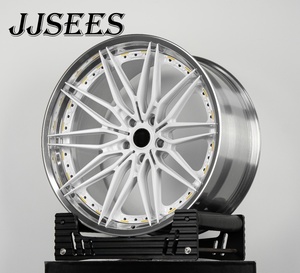 JJSEES Jantes forgées 2 pièces 5x115 pour Dodge Challenger Charger SRT ATS <span class=keywords><strong>CTS</strong></span> V 19 <span class=keywords><strong>20</strong></span> 21 22 pouces, jantes en alliage pour voitures de course - Product Image 1