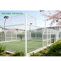 Cancha de Pádel Panorámica de Acero Duradero para Competición Deportiva, de Baja Precio y Buena Calidad, Directo de Fábrica B2B