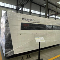 Máquina de Corte Láser de Fibra CNC con Mesa de Intercambio de 60KW, Certificación CE, para Corte de Acero al Carbono de 80mm con Función de Corte en Bisel