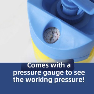 5L 8L Shoulder PE <strong>Pressure</strong> <strong>Sprayer</strong> with <strong>Pressure</strong> Gauge Garden Watering Spray <strong>Bottle</strong> for Cleaning Disinfection - Product Image 3