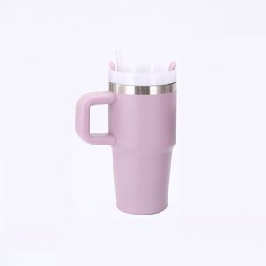 14oz Children Stainless Steel <b>Tumbler</b> <b>with</b> <b>Straw</b> Handle Insulated Travel Drinking <b>Cup</b> Outdoor - Product Image 1