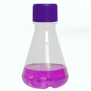 กระติกน้ำวัฒนธรรมพลาสติกก้นแบนขนาด125มล. 250มล. 500มล. & 1000มล. สำหรับวิทยาศาสตร์ในห้องปฏิบัติการ - Product Image 4