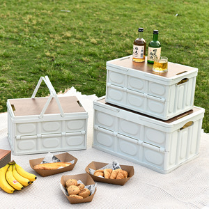 Clothing <b>Storage</b> <b>Box</b> White Rectangle Folding Outdoor <b>Camping</b> Organizer Car Trunk <b>Storage</b> <b>Box</b> - Product Image 3