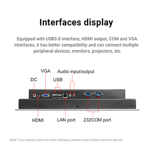 10.4 inch không thấm nước mở khung điện dung <span class=keywords><strong>Windows7</strong></span>/10 Cảm ứng công nghiệp bảng điều chỉnh <span class=keywords><strong>PC</strong></span> máy tính cảm ứng hiển thị màn hình Bảng điều chỉnh Tablet <span class=keywords><strong>PC</strong></span> - Product Image 5
