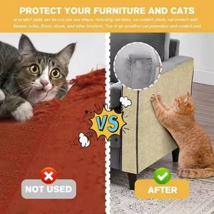 Alas cakar kucing, karpet memanjat DIY, bantalan matras berperekat untuk latihan kucing - Product Image 5