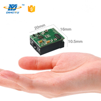 DE1400 Mini interfaz USB para Arduino OEM módulo Lector de código de barras Stock escáner CCD láser con 3 Mil TTL diseño OEM más pequeño