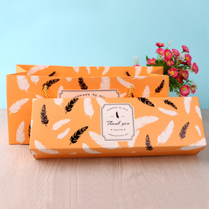 Stampa personalizzata torta di caramelle scatola di biscotti Set sacchetto di imballaggio scatole di cartelle Logo per uso alimentare scatola di carta all'ingrosso basso MOQ dolce - Product Image 5