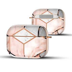 Funda brillante para <span class=keywords><strong>AirPods</strong></span> <span class=keywords><strong>Pro</strong></span>, carcasa personalizada para <span class=keywords><strong>AirPods</strong></span>, diseño de mármol dorado galvanizado, <span class=keywords><strong>2021</strong></span> - Product Image 2