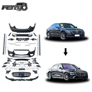 Feituo อุปกรณ์แต่งรถกันชนรถยนต์สำหรับ<span class=keywords><strong>2021</strong></span> + S-Class, W223อัพเกรดเป็น W223 S63สไตล์ <span class=keywords><strong>AMG</strong></span> - Product Image 1