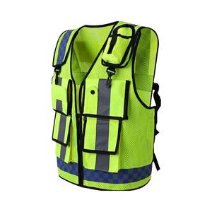 Custom Logo Reflective Vest Wholesale High Visibility Security <b>Guard</b> Workwear OEM Bulk Polyester/Cotton Unisex Protective - Product Image 5