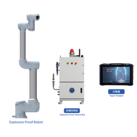 Robot Colaborativo a Prueba de Explosiones de 6 Ejes, ATEX Ex Db Eb Pxb IIC T4 Gb, Cobot con Carga Útil de 10 kg, IP65, Alcance de 1300 mm, Motor PLC, Petróleo y Gas