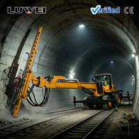 Foreuse tunnel sur roues entièrement hydraulique pour le forage de trous de dynamitage dans les tunnels miniers et les gisements